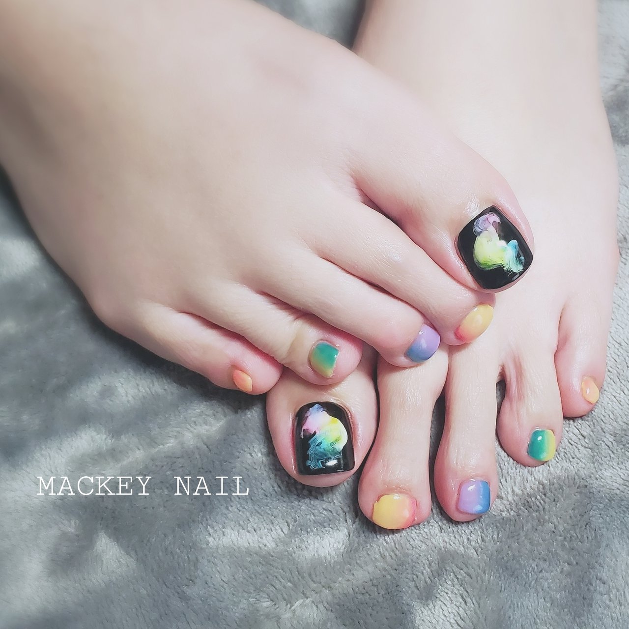 夏 旅行 海 リゾート フット Mackey Nailのネイルデザイン No ネイルブック