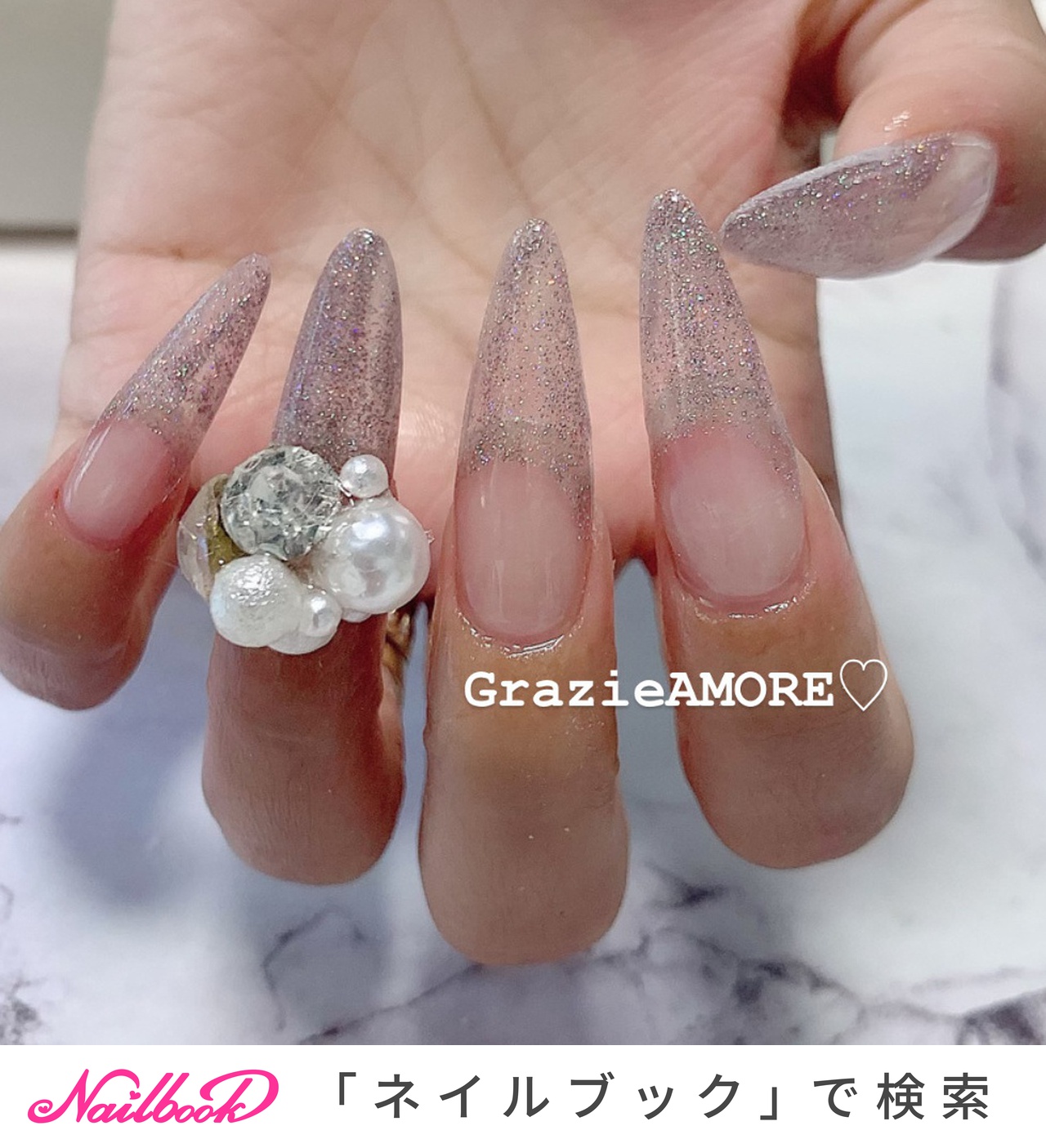 スカルプフレンチのネイルデザイン ネイルブック