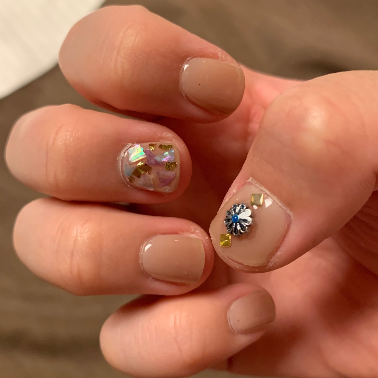 夏 ハンド シェル ショート セルフネイル もものネイルデザイン No ネイルブック