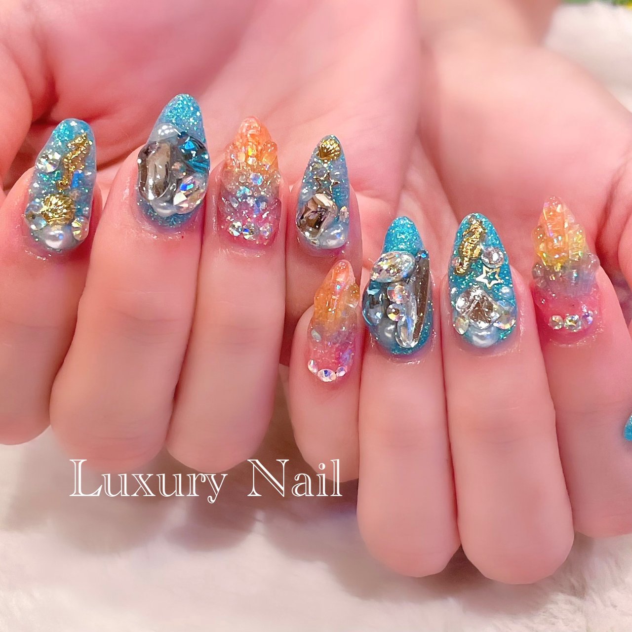 夏 海 リゾート 女子会 ハンド ちいやんのネイルデザイン No ネイルブック