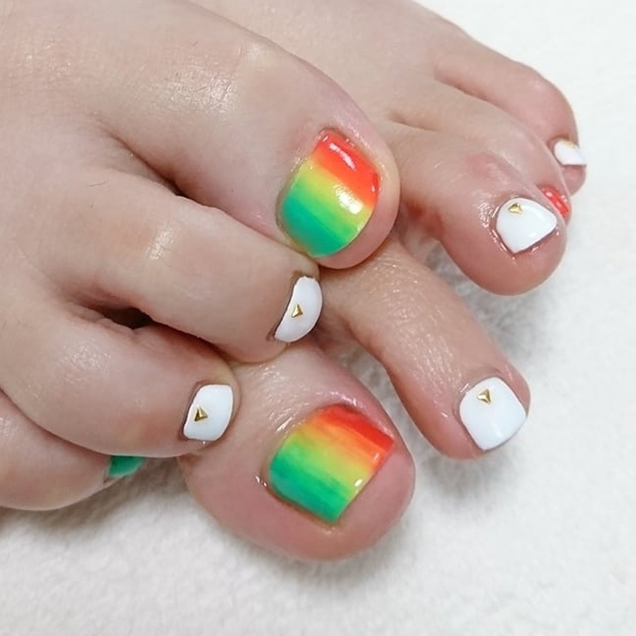 オールシーズン 海 リゾート ライブ フット 美 ひまわりのネイルデザイン No ネイルブック