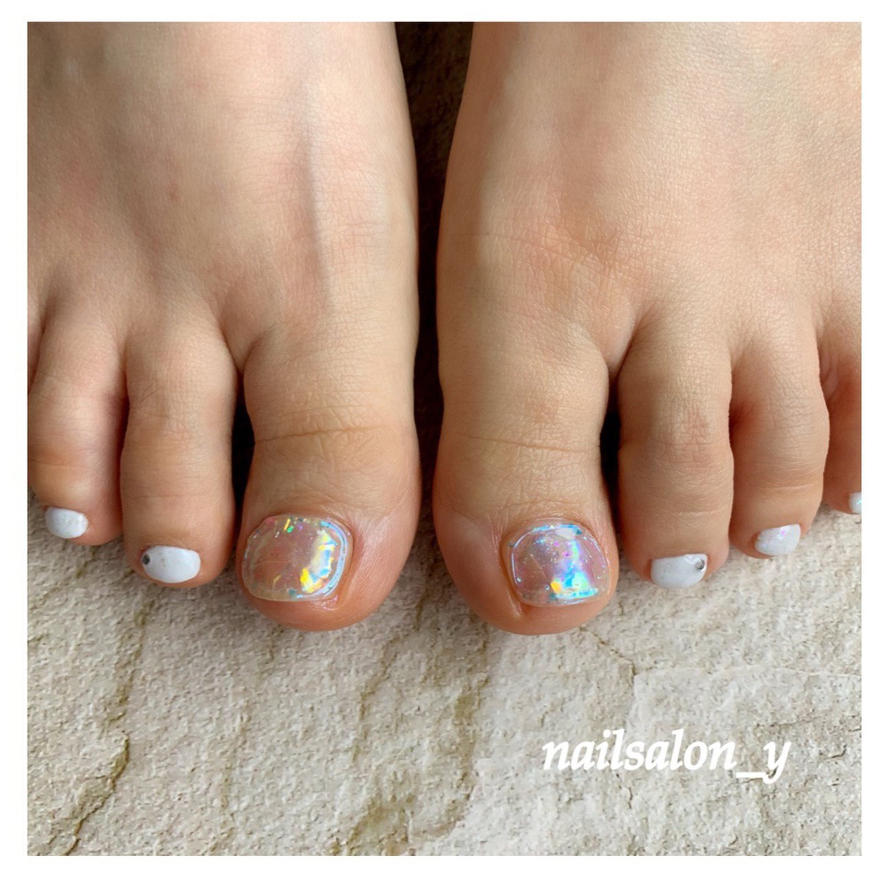 夏 旅行 海 リゾート フット Nailsalon Yのネイルデザイン No ネイルブック