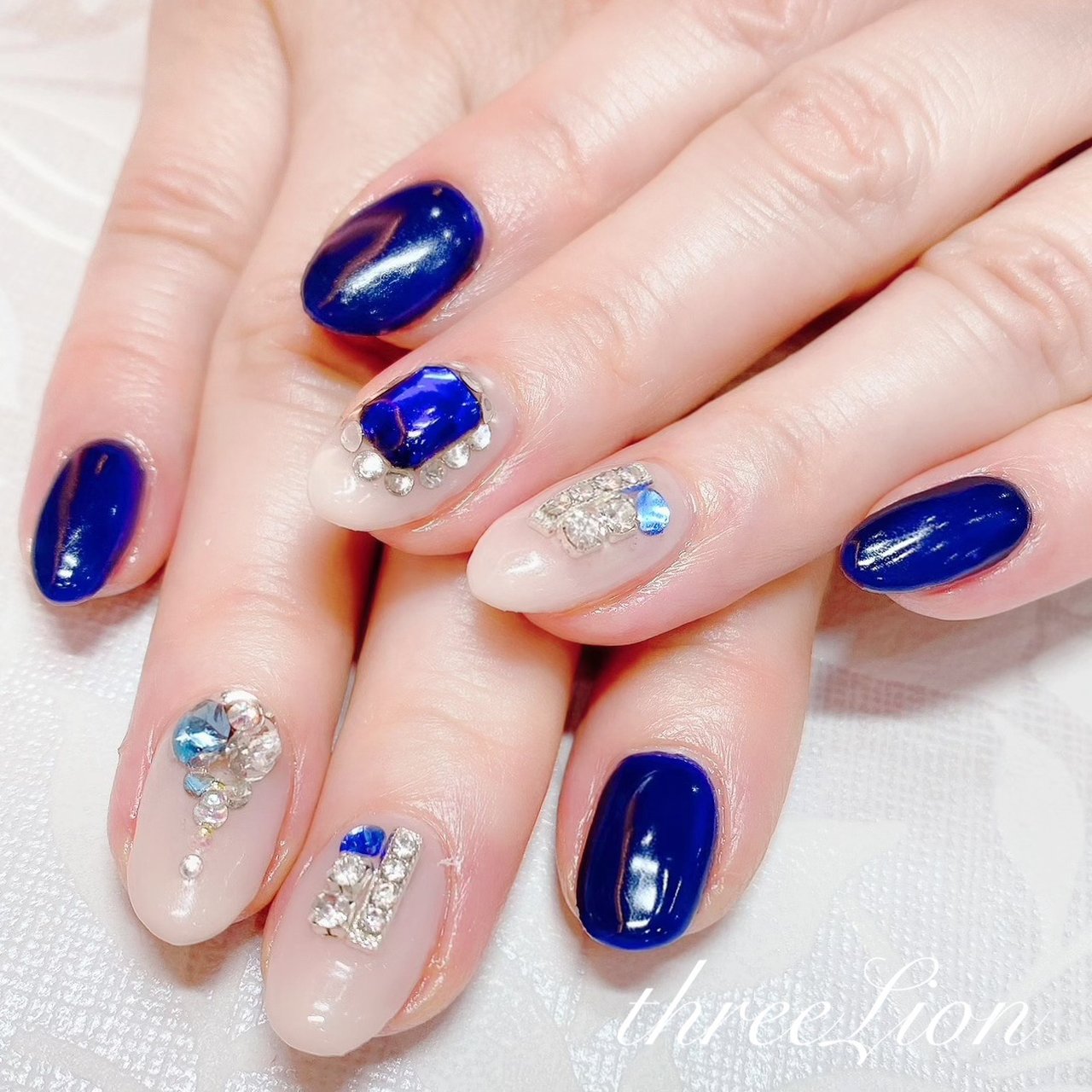 ブライダル パーティー デート 女子会 ハンド Threelion ネイル アイラッシュ 庄所本店 のネイルデザイン No ネイル ブック