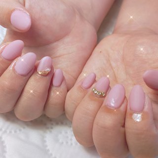 マット ピンクのネイルデザイン ネイルブック