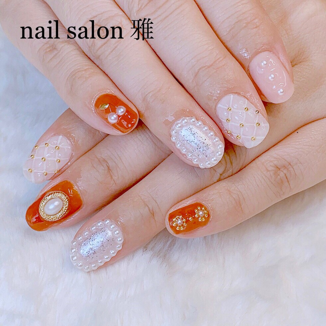 夏 オールシーズン 海 浴衣 ハンド Nail Salon School 雅のネイルデザイン No ネイルブック
