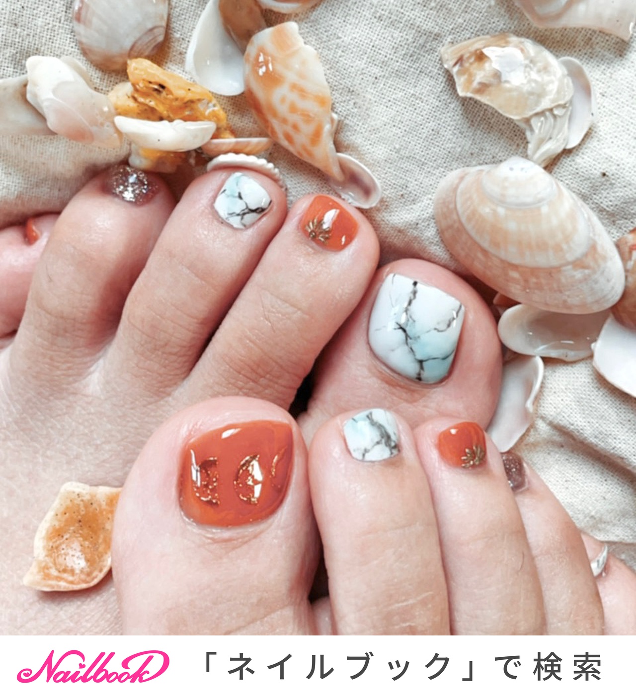 月モチーフのネイルデザイン ネイルブック