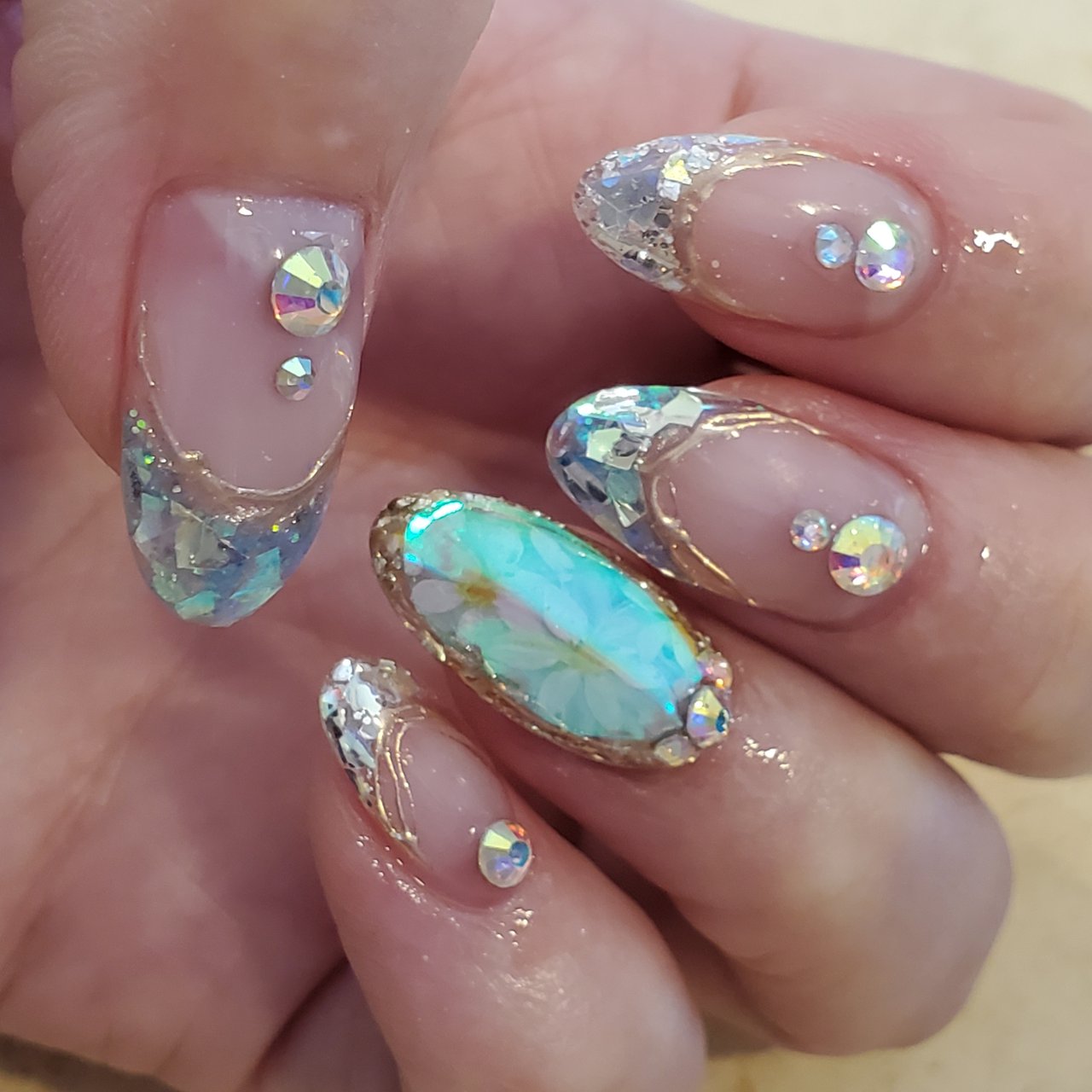 夏 海 リゾート ハンド ホログラム Mai Fukuharaのネイルデザイン No ネイルブック