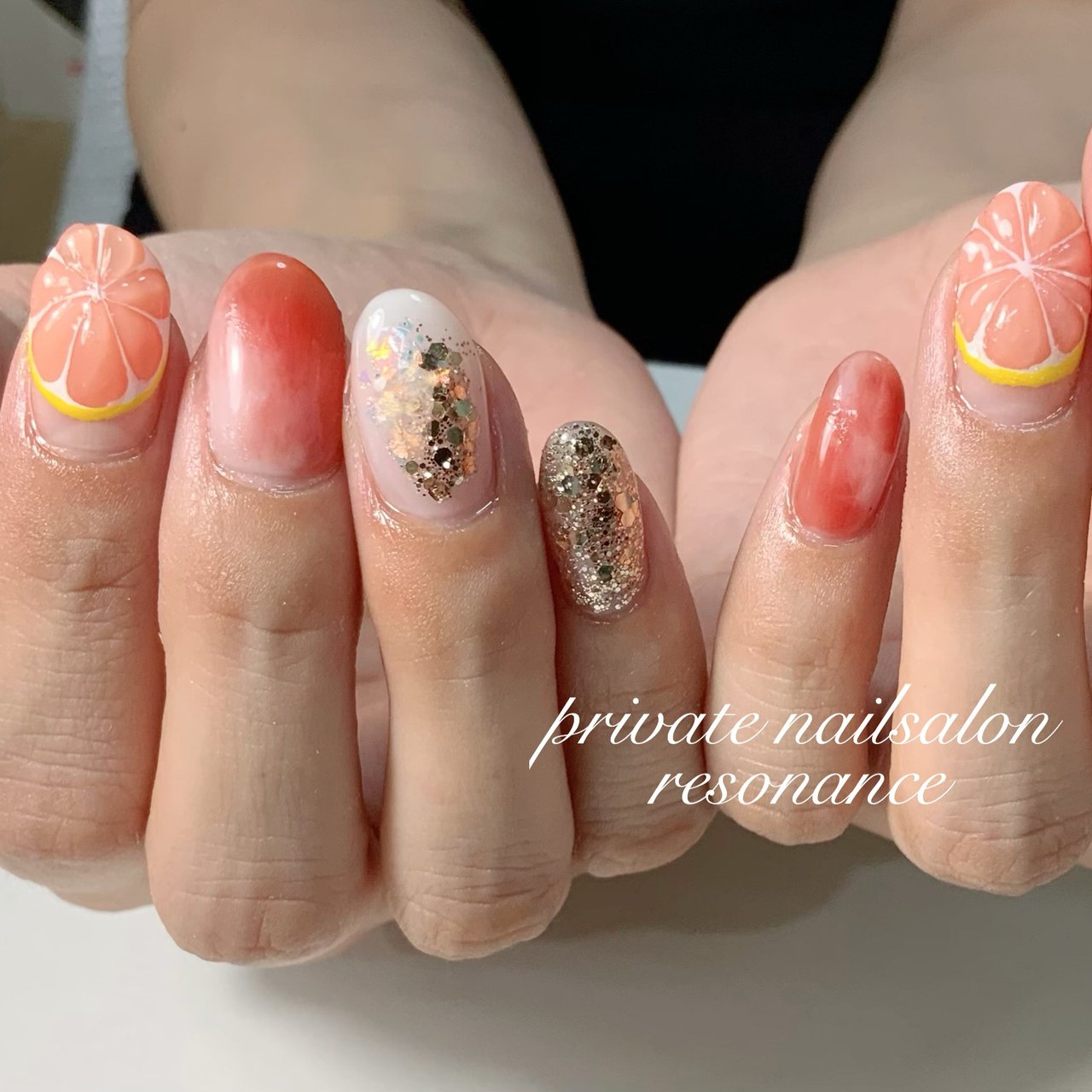 夏 海 リゾート 浴衣 ハンド Sakiのネイルデザイン No ネイルブック