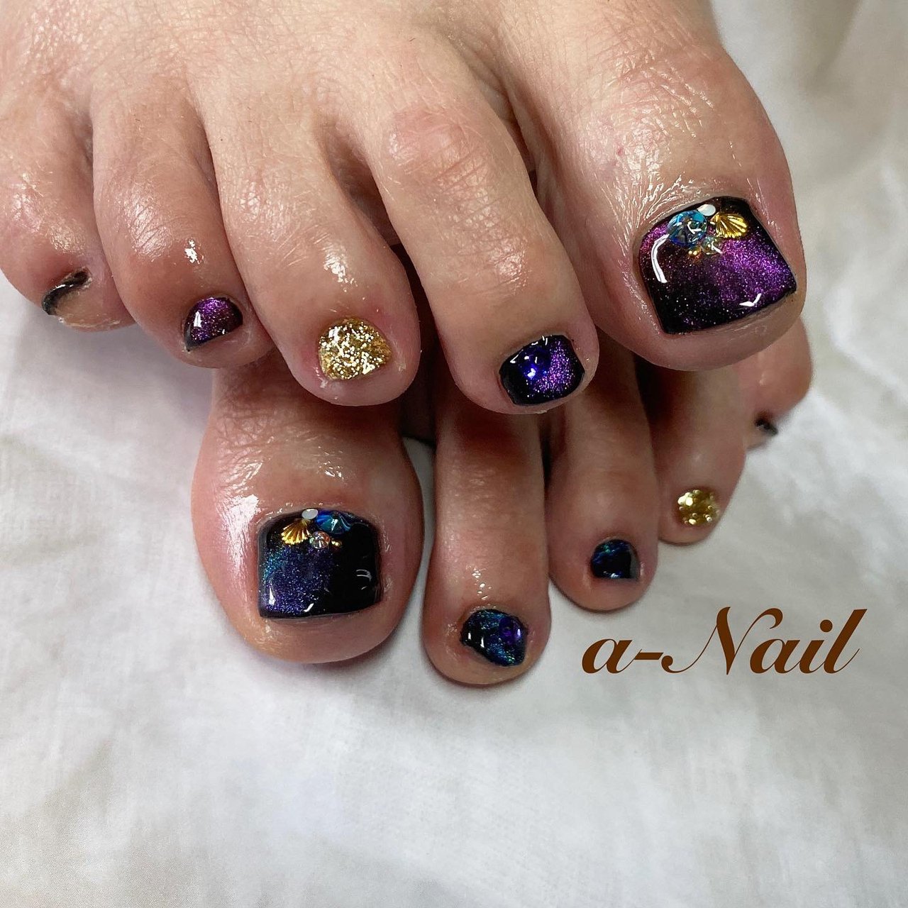 夏 オールシーズン 海 リゾート フット A Nailのネイルデザイン No ネイルブック