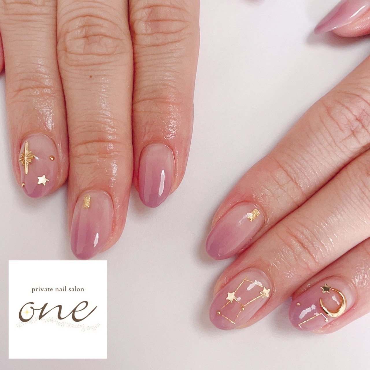 夏 七夕 ハンド グラデーション 星 Private Nail Salon Oneのネイルデザイン No ネイルブック