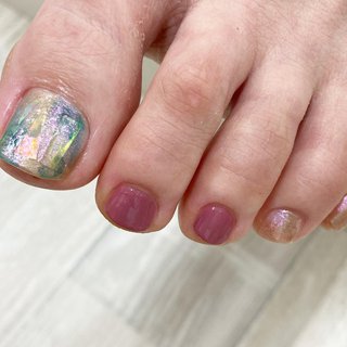 グリーン マニキュアのネイルデザイン ネイルブック