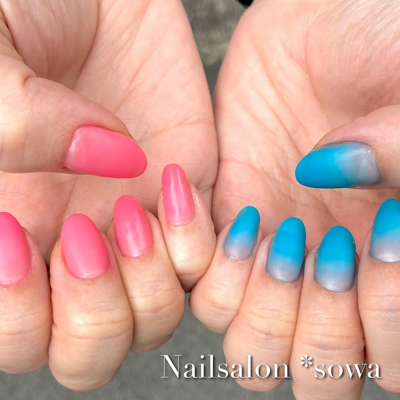 夏 オールシーズン ハンド シンプル グラデーション Nail Salon Sowa 久留米市のネイルデザイン No ネイルブック