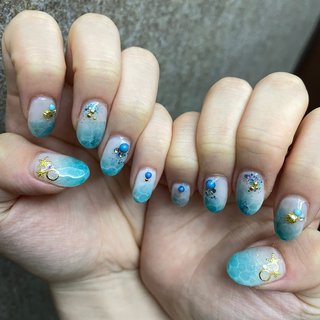 7月ネイルのネイルデザイン ネイルブック