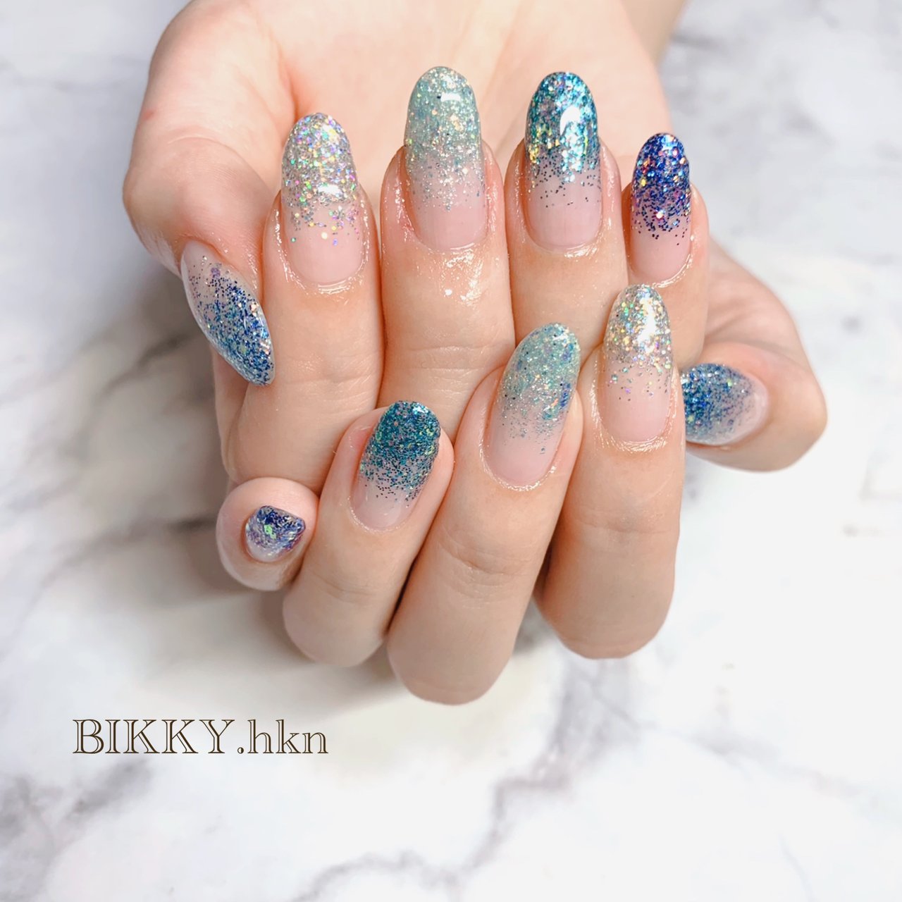 夏 海 リゾート 浴衣 ハンド Nail Salon Bikky彦根店のネイルデザイン No ネイルブック