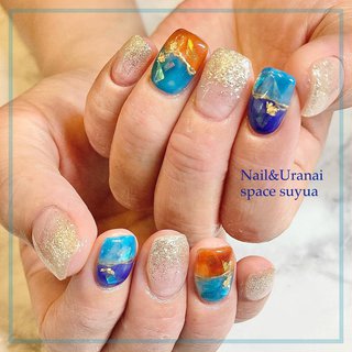 7月ネイルデザインのネイルデザイン ネイルブック