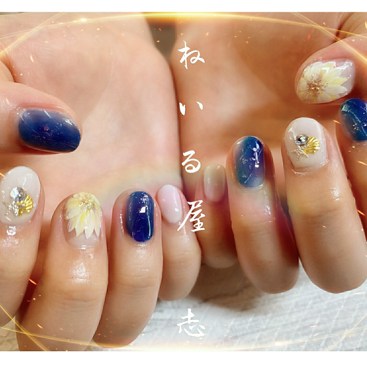 旅行 浴衣 パーティー 女子会 ハンド ねいる屋 志のネイルデザイン No ネイルブック