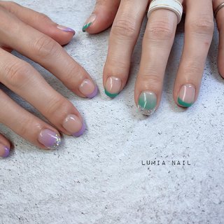 おすすめ順 夏 グラデーション フレンチネイルのネイルデザイン 3ページ目 ネイルブック
