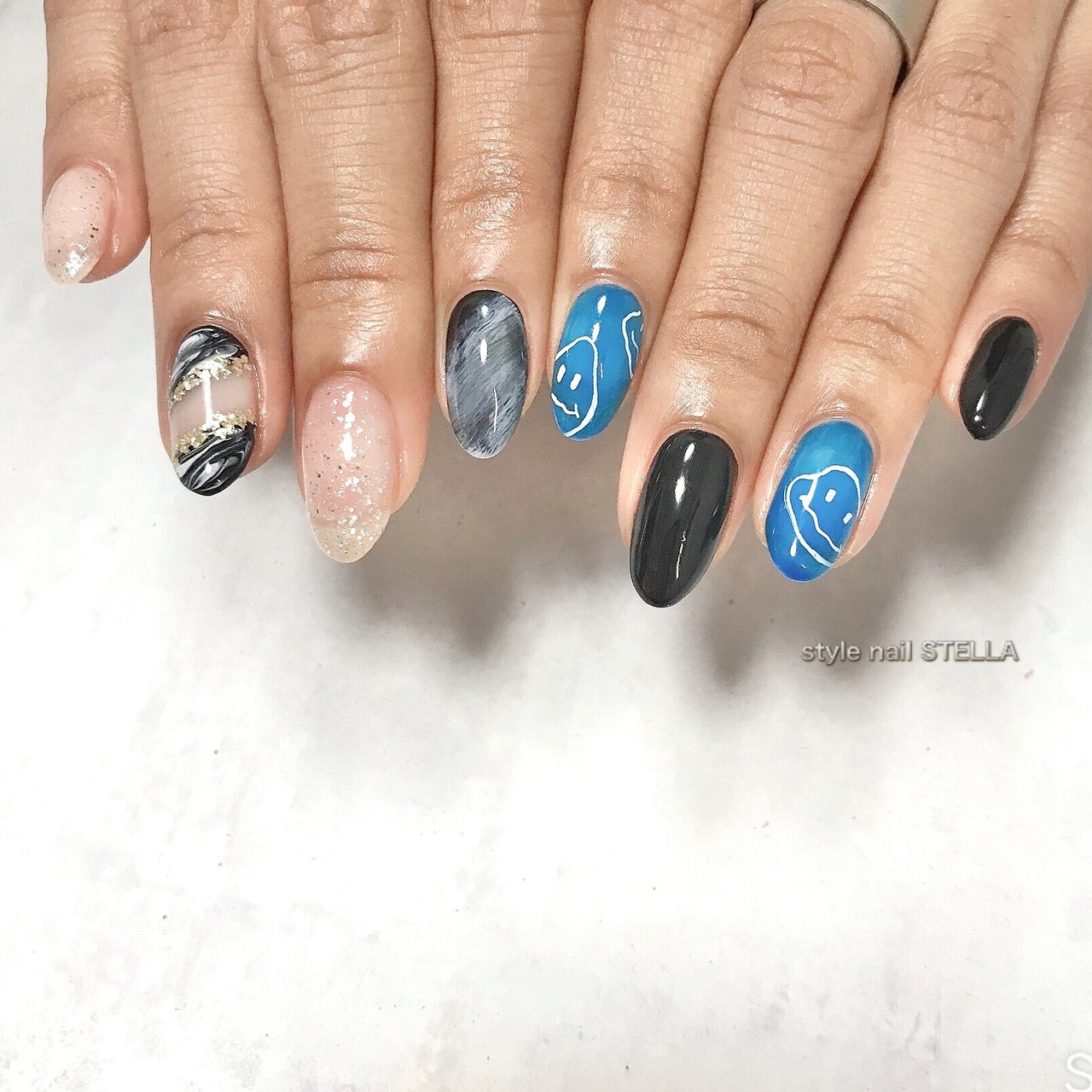 夏 オールシーズン ハンド ラメ ワンカラー Style Nail Stellaのネイルデザイン No ネイルブック