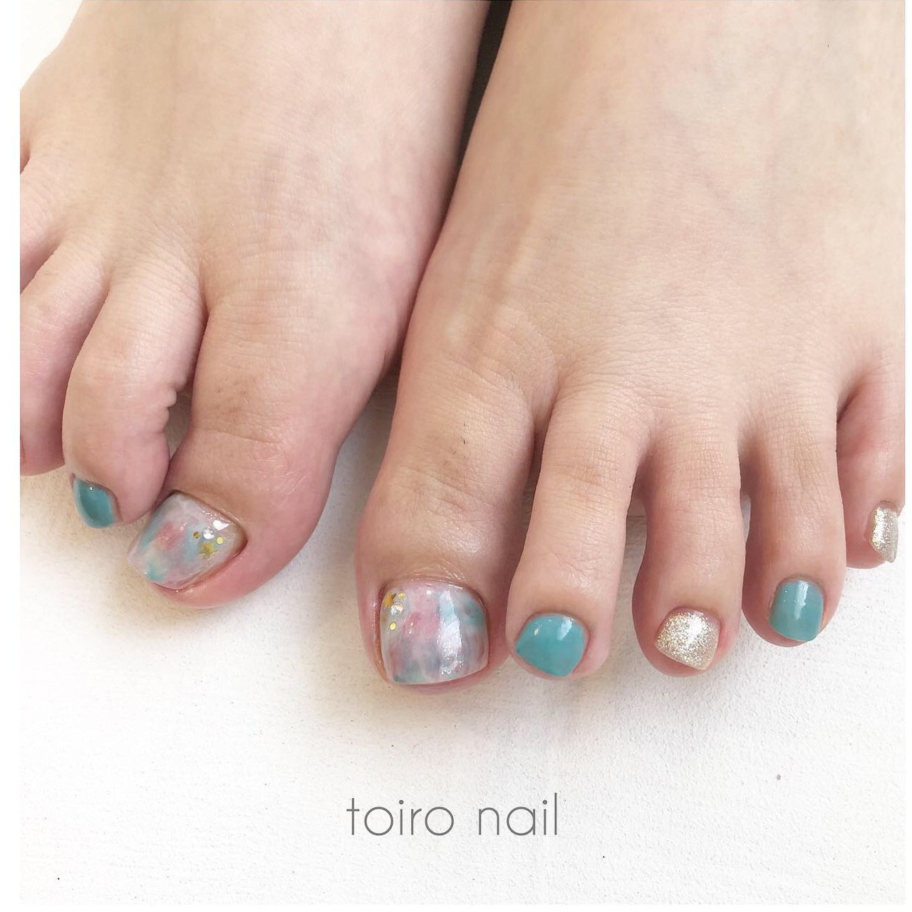 春 夏 秋 オフィス フット Toironail58のネイルデザイン No ネイルブック