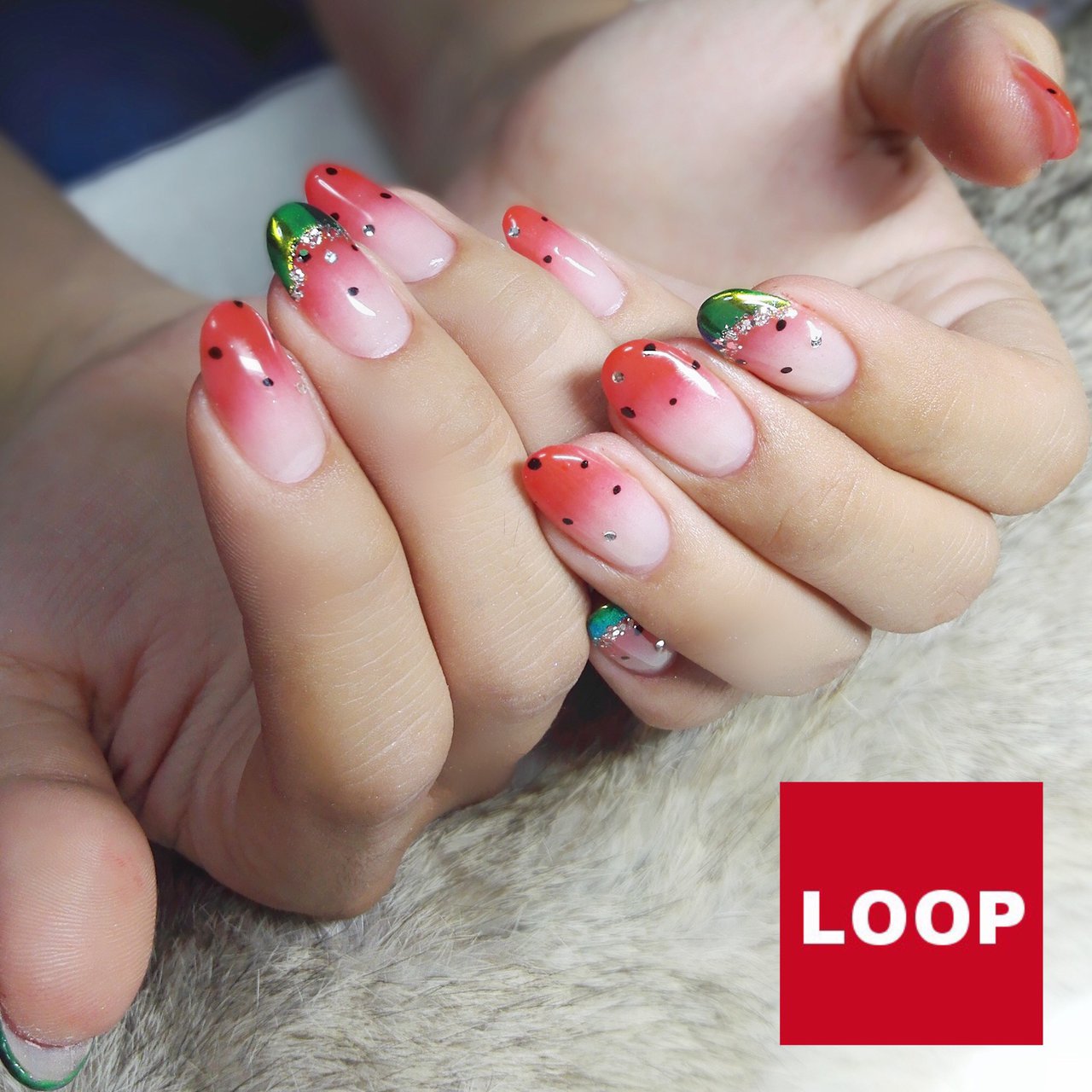 夏 海 リゾート 浴衣 ハンド Loopのネイルデザイン No ネイルブック