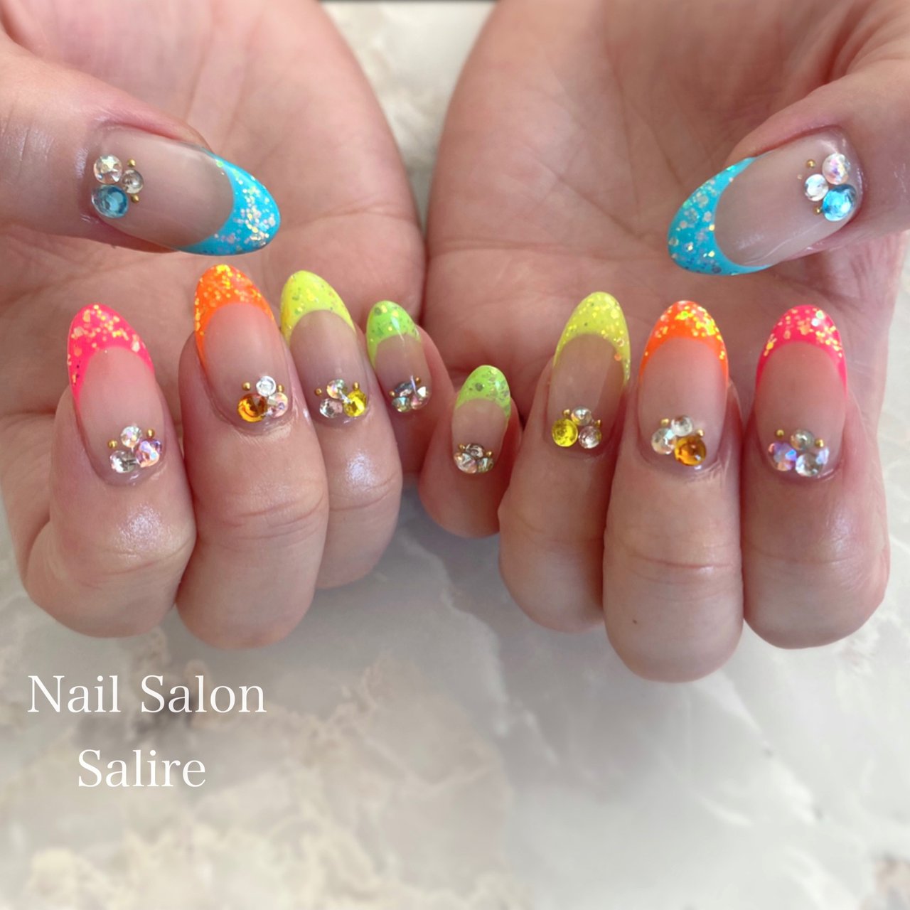 夏 旅行 海 リゾート ハンド サリーレのネイルデザイン No ネイルブック