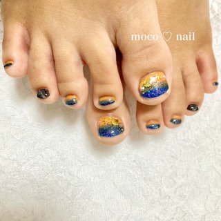 サンセットのネイルデザイン ネイルブック