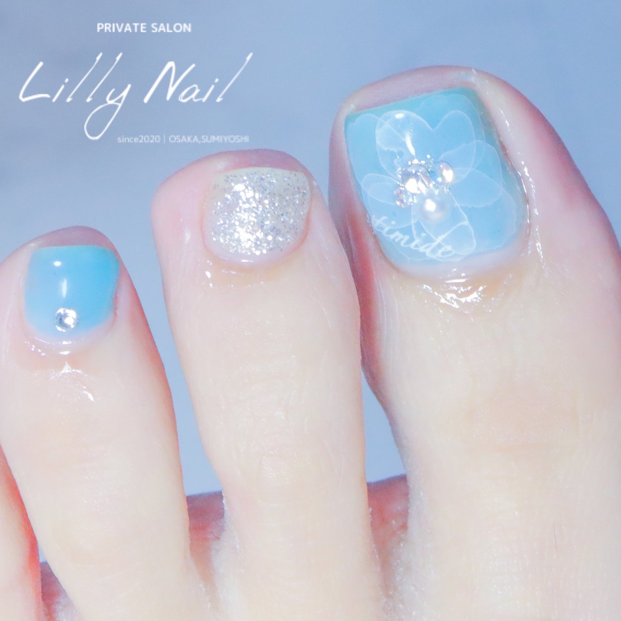 夏 海 リゾート 浴衣 フット 大阪市住吉区フィルイン専門ネイルサロン Lillynail リリーネイル にしもりさきのネイル デザイン No ネイルブック