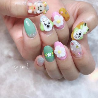 わんわんのネイルデザイン｜ネイルブック