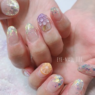 秋 フルーツのネイルデザイン ネイルブック