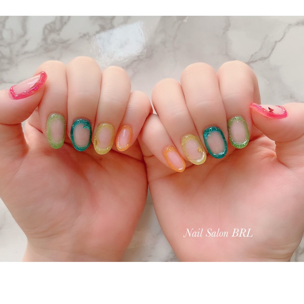 夏 リゾート デート 女子会 ハンド Nail Salon Brl ネイルサロン ベリル のネイルデザイン No ネイルブック