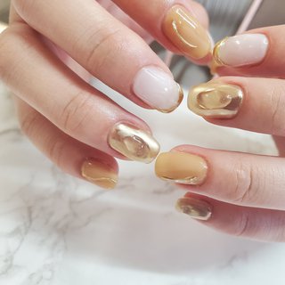 フレンチ マットのネイルデザイン ネイルブック