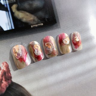 ペイントアートのネイルデザイン ネイルブック