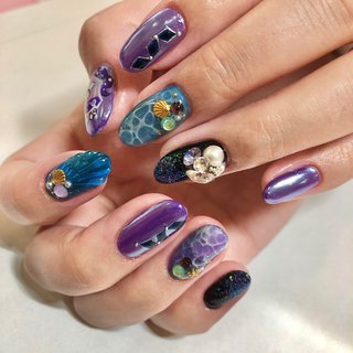 オクタヴィネル寮のネイルデザイン ネイルブック