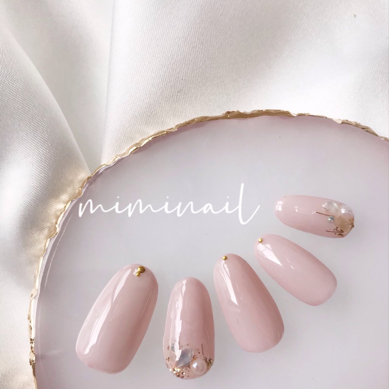 オールシーズン 入学式 オフィス デート ハンド Mimi Nail 茅ヶ崎市甘沼プライベートネイルサロン のネイル デザイン No ネイルブック