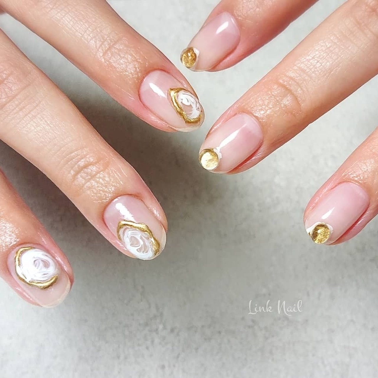 春 夏 オールシーズン 女子会 ハンド Link Nailのネイルデザイン No ネイルブック