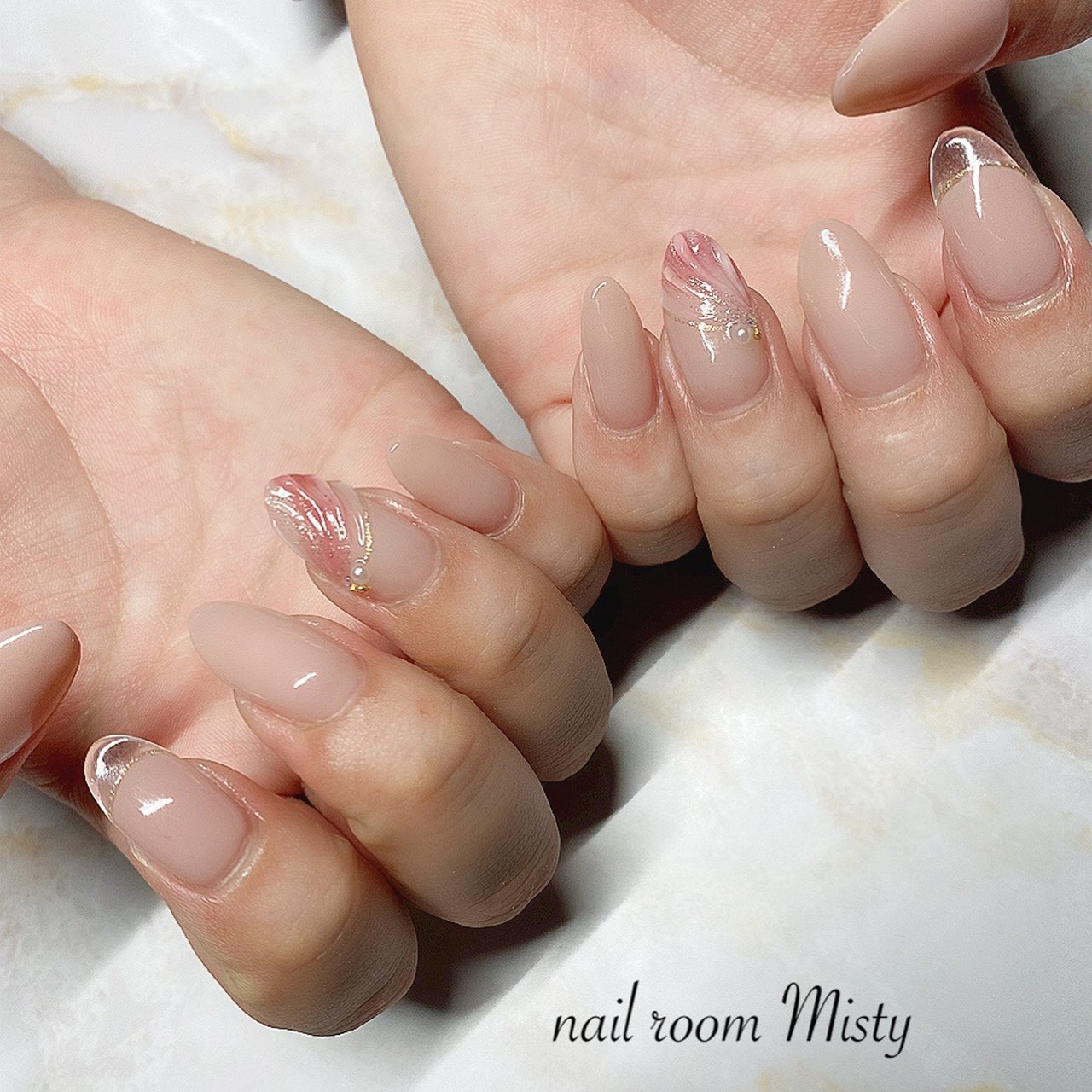 夏 デート 女子会 ハンド シンプル Nailroom Mistyのネイルデザイン No ネイルブック