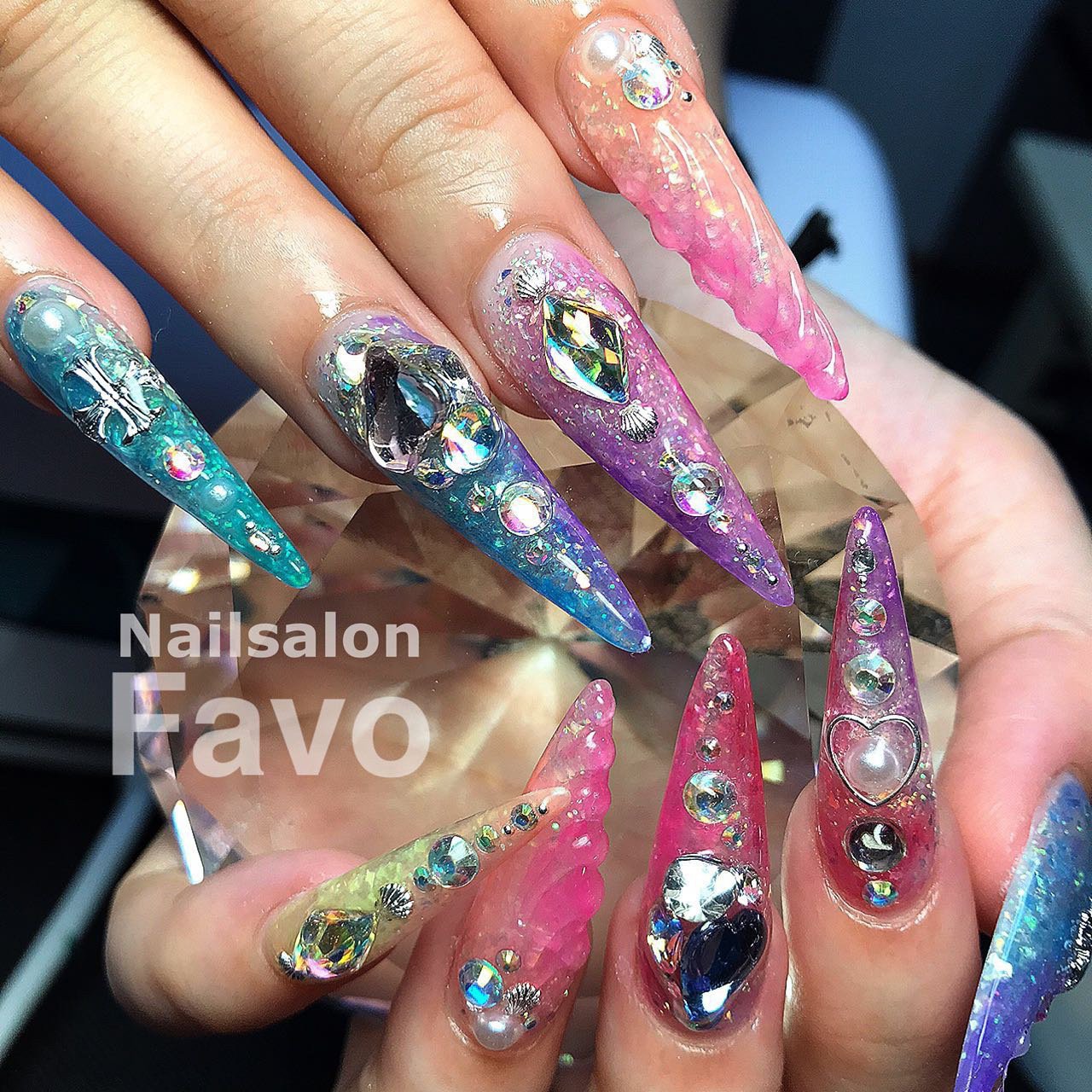 夏 オールシーズン 海 リゾート ハンド Kotochiya Nail Favoのネイルデザイン No ネイルブック