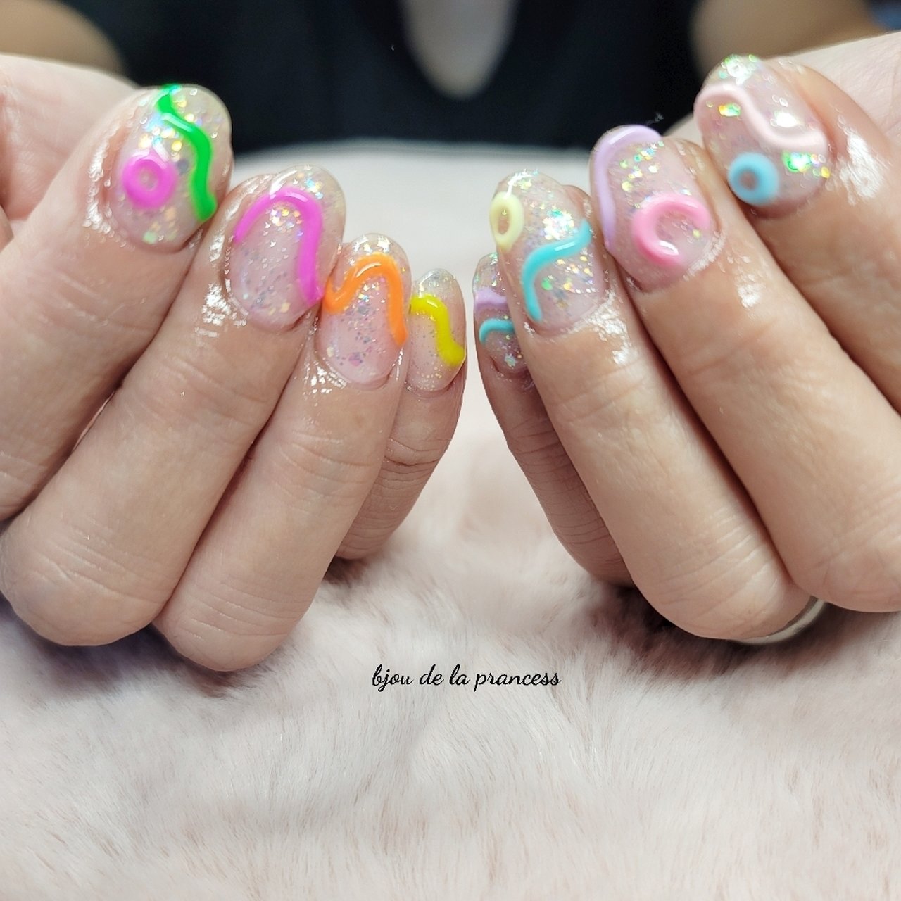 ハンド/クリア/パステル/ネオンカラー/ジェルネイル - bjou de la