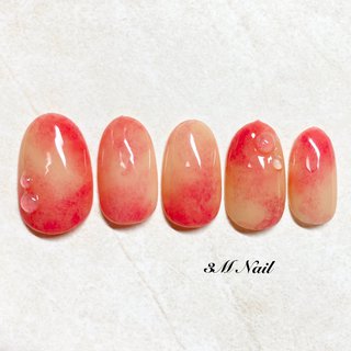 チーク ベージュのネイルデザイン ネイルブック