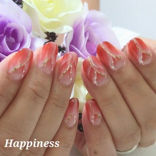 エアーブラシ風のネイルデザイン ネイルブック