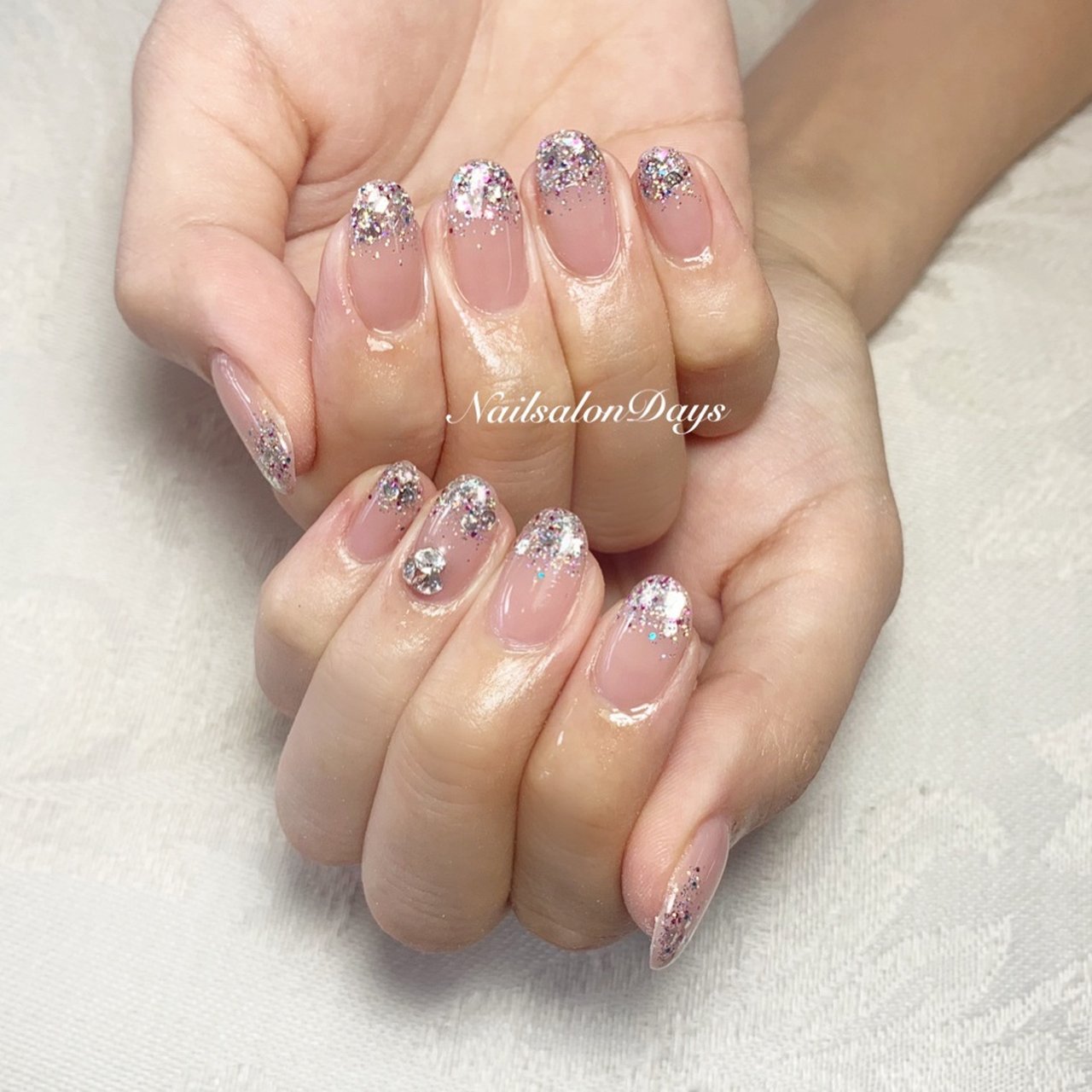 春 夏 成人式 ブライダル ハンド Nail Salon Daysのネイルデザイン No ネイルブック