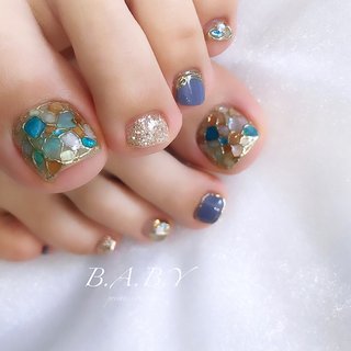 おすすめ順 ターコイズ ブルー Hotpepperbeauty Nailのネイルデザイン ネイルブック