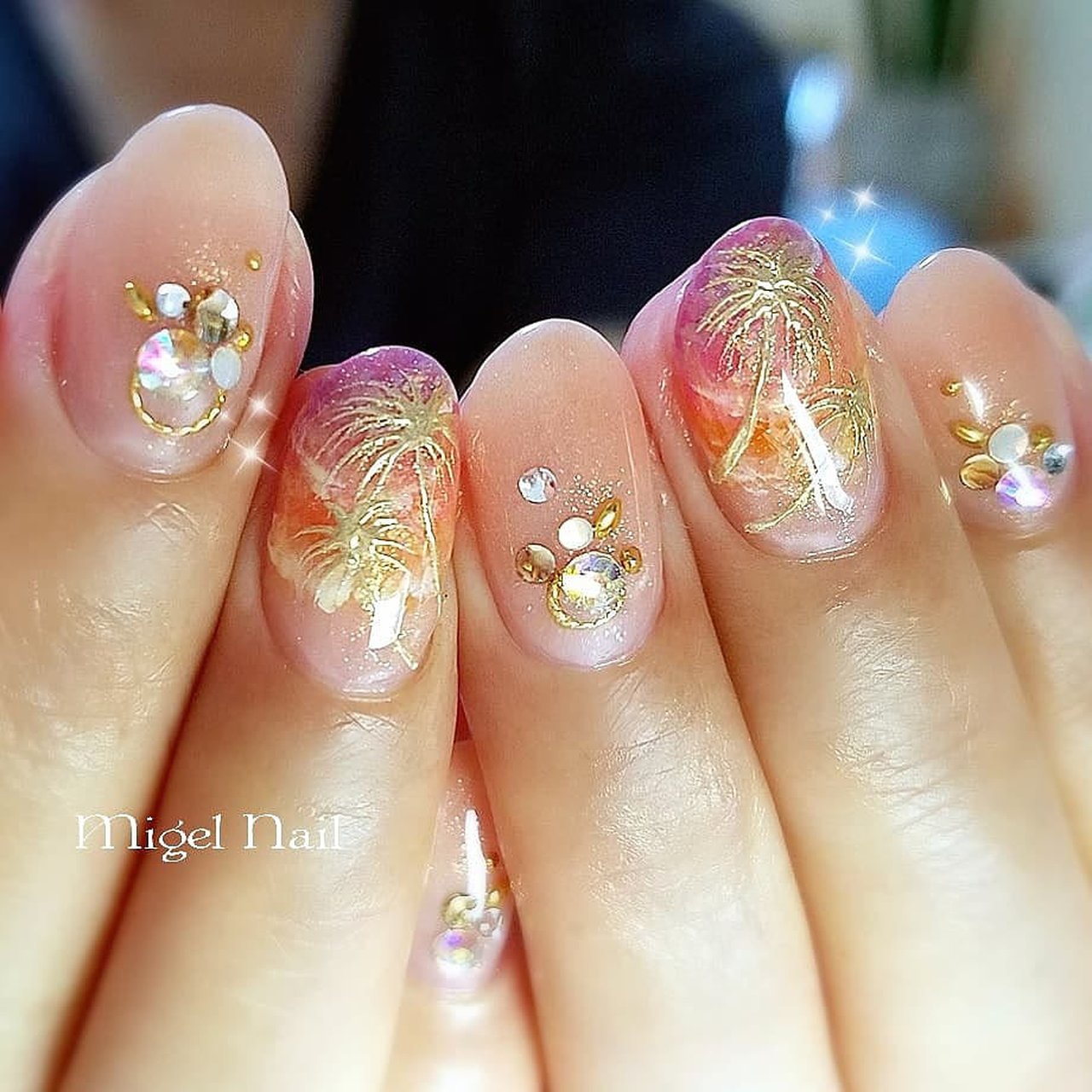 夏 海 リゾート ライブ ハンド Migel Nailのネイルデザイン No ネイルブック
