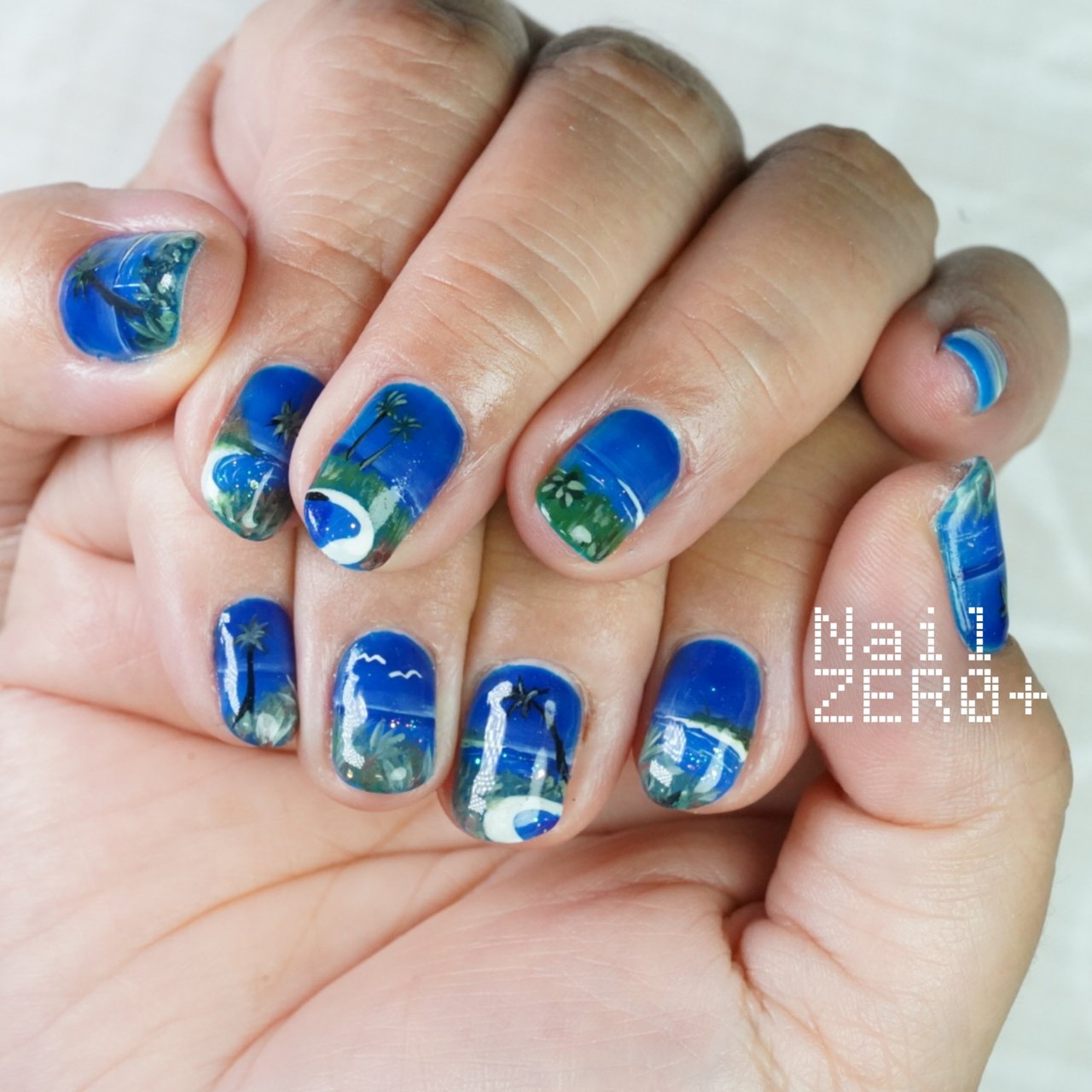 夏 海 リゾート 女子会 ハンド 塩見隼人 池袋 ネイルゼロプラスのネイルデザイン No ネイルブック