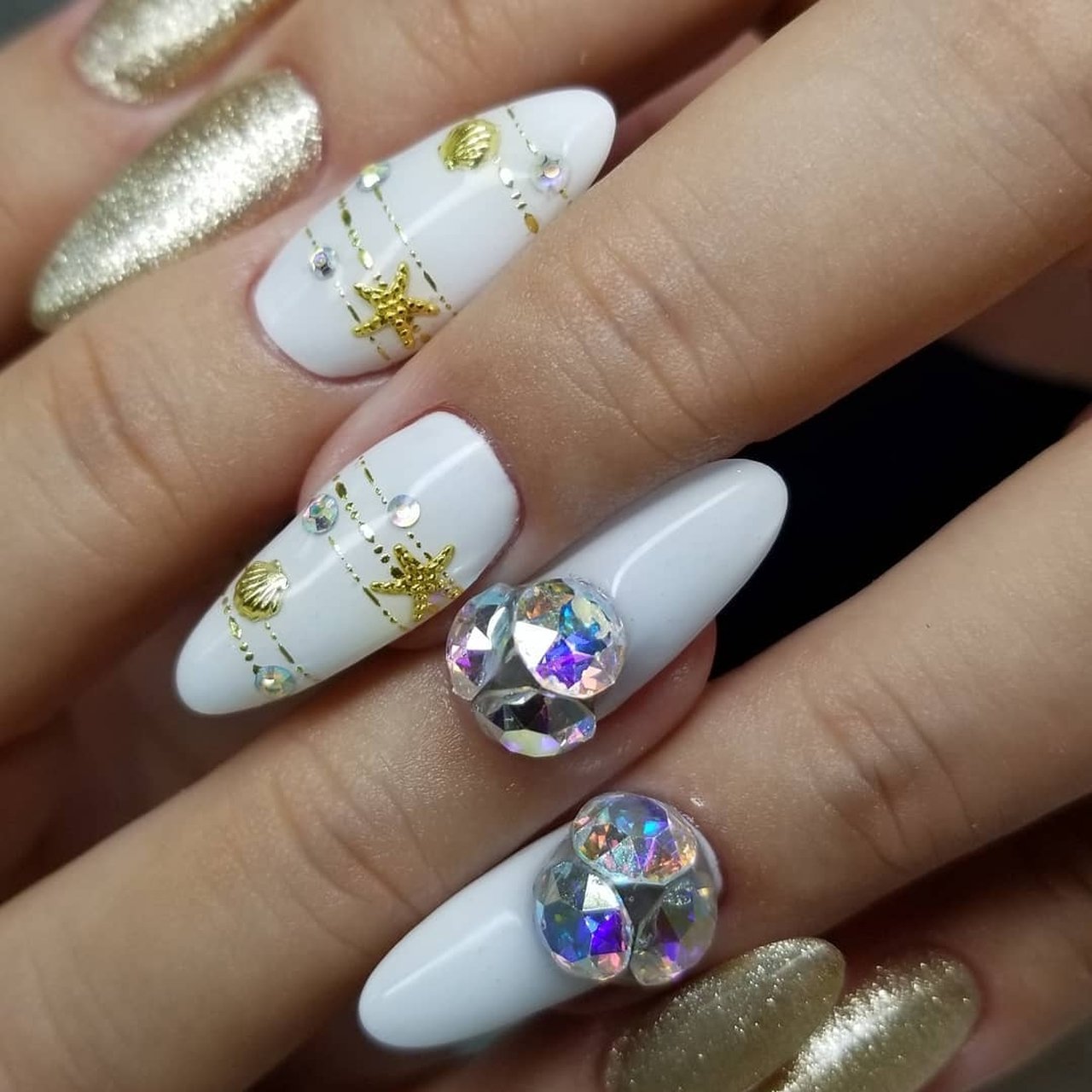 夏 ホワイト Cottnorose 0901のネイルデザイン No ネイルブック