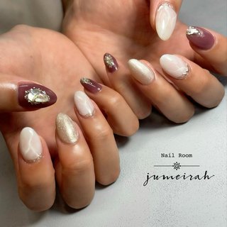 オータムネイルのネイルデザイン ネイルブック