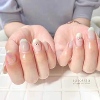 3dネイルパーツ ネイル あざらし ネイルパーツ 3Dネイルパーツ】 . . . #アザラシ ちゃん🦭&#ヒトデ ちゃん𓇼