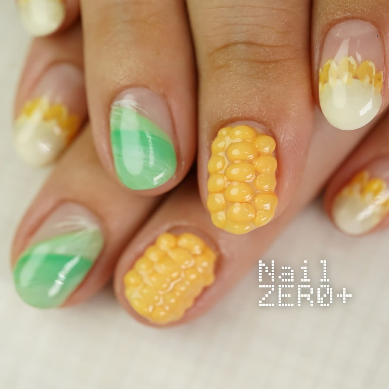 夏/女子会/ハンド/ワンカラー/スイーツ - 塩見隼人 [池袋]ネイルゼロ