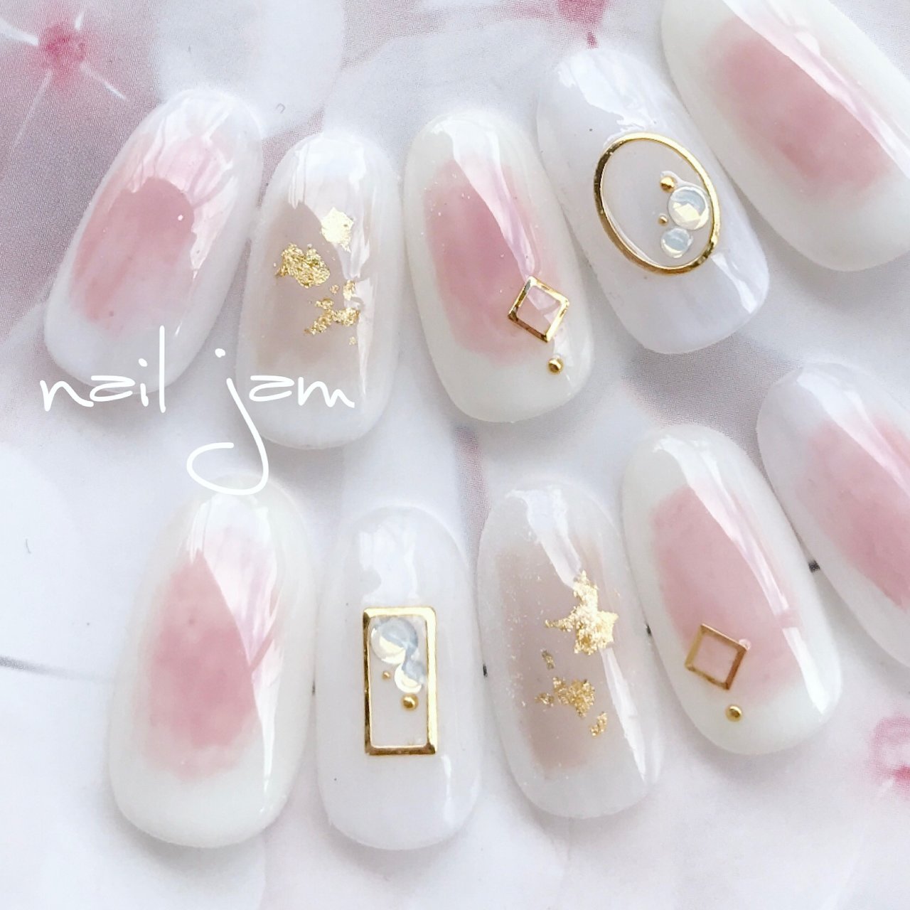 春 オフィス パーティー デート ハンド Nail Jamのネイルデザイン No ネイルブック