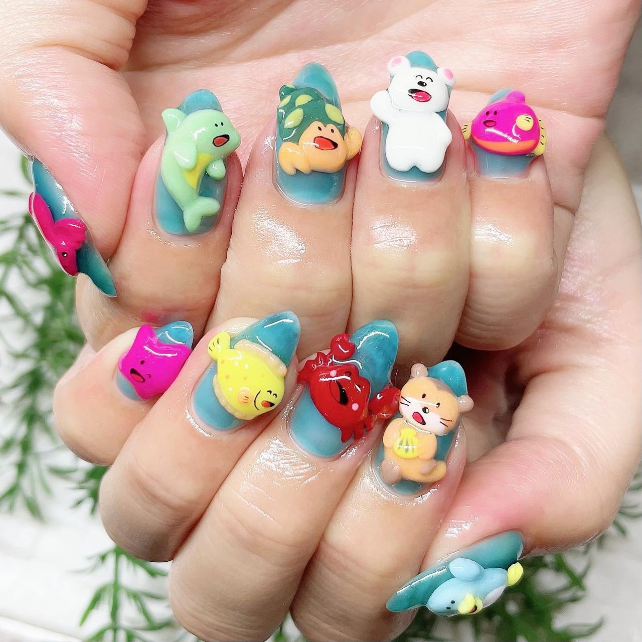 3dネイルパーツ ネイル どうぶつ アニマル ネイルパーツ 【公式通販】